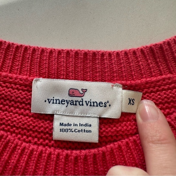 Vineyard vines pink long sleeve sweater - Picture 3 of 9